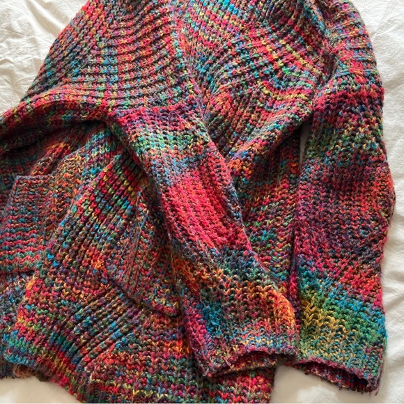Urban Outfitters Ecote rainbow stitched cardigan - Picture 3 of 5